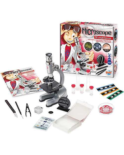 Buki Microscopio - Con 30 esperimenti! Giochi STEM