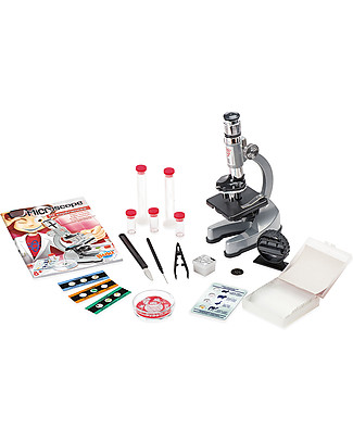 Buki Microscopio - Con 30 esperimenti! Giochi STEM