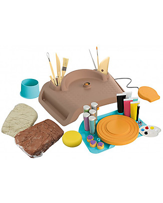 Buki Professional Laboratorio Ceramica - Crea Vasi o Scodelle in Argilla! Giochi Creativi