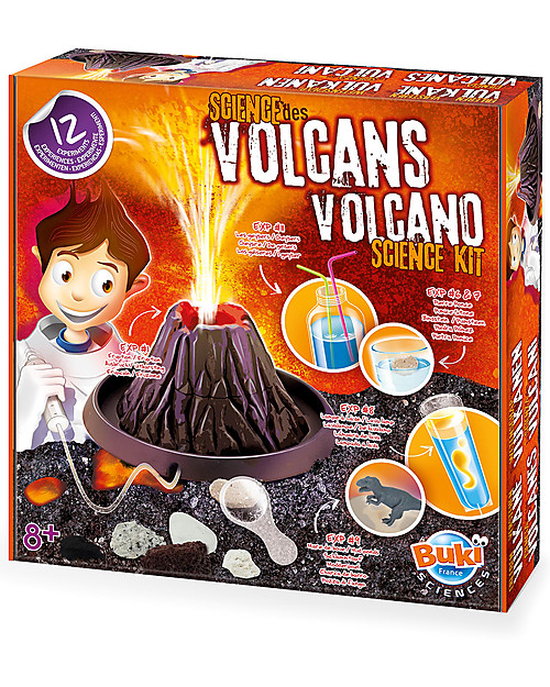Buki Scienza dei Vulcani - Con 12 esperimenti! Giochi STEM