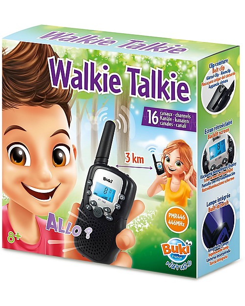 Buki Walkie Talkie - Fino a 3 km di portata! Giochi STEM