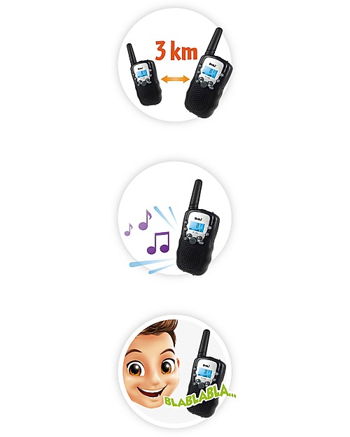 Buki Walkie Talkie - Fino a 3 km di portata! Giochi STEM