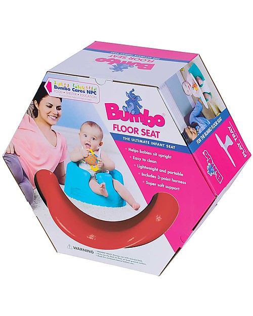 Bumbo Bumbo Sedile per Bambini con Vassoio - Rosso (dai 3 mesi) Sedie