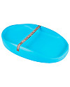 Bumbo Fasciatoio Portatile con Cinture di Sicurezza, Blu - In morbida e comoda schiuma di gomma! Fasciatoi da Viaggio