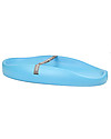 Bumbo Fasciatoio Portatile con Cinture di Sicurezza, Blu - In morbida e comoda schiuma di gomma! Fasciatoi da Viaggio