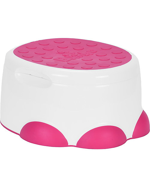 Bumbo Potty 3-in-1: Vasino, Riduttore WC e Pedana - Magenta Vasini