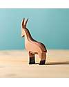 Bumbu Toys Capra di Montagna - 9,5 cm - Fatto a Mano Animali in Legno