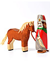 Bumbu Toys Cavallo - Legno - 13 cm - Fatto a Mano Animali in Legno