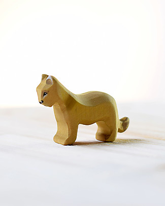 Bumbu Toys Cucciolo di Leone - Legno - 6,5 cm - Fatto a Mano Animali in Legno