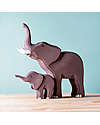 Bumbu Toys Elefante Bumbi - Grande - 24 cm - Fatto a Mano Animali in Legno