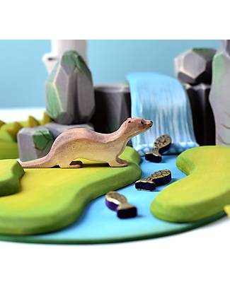 Bumbu Toys Lontra - 3,5 cm - Fatto a Mano Animali in Legno