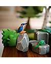 Bumbu Toys Martin Pescatore - 3 cm - Fatto a Mano Animali in Legno