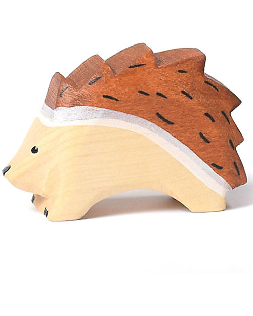 Bumbu Toys Riccio Grande - Legno - 6 cm - Fatto a Mano Animali in Legno