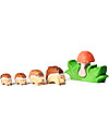 Bumbu Toys Riccio Grande - Legno - 6 cm - Fatto a Mano Animali in Legno
