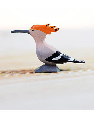Bumbu Toys Upupa - Legno - 6 cm - Fatto a Mano Animali in Legno