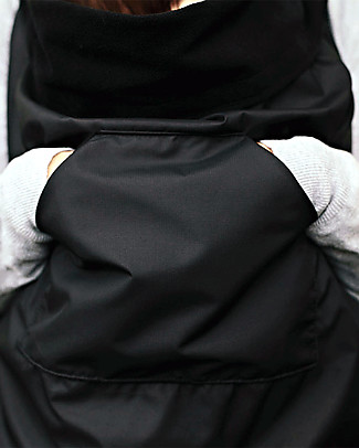 BundleBean Copertura Protettiva Impermeabile Termica Nera per Babywearing Marsupi