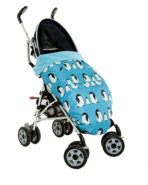 BundleBean GO - Copertina Universale 5-1 da Passeggino - Pinguini - Impermeabile e Termica Accessori Vari