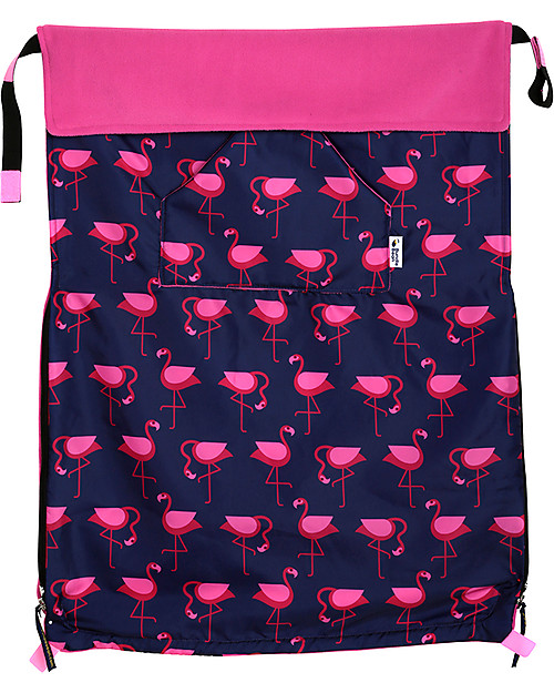 BundleBean GO - Copertura Universale 5-1 da Passeggino - Fenicotteri Blu - Impermeabile e Termica Cappottine e Rivestimenti