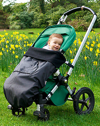 BundleBean GO - Copertura Universale 5-1 da Passeggino - Nero - Impermeabile e Termica Accessori