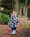 BundleBean Poncho per Bambini - Elefanti - 100 % Impermeabile Impermeabili