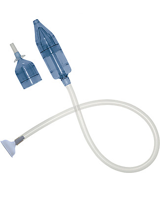 Béaba Aspiratore Nasale Evolutivo Minidoo - Blu - un Attacco Diverso Via Via che Passano i Mesi Kit Toilette Neonato