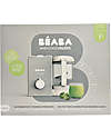 Béaba Babycook® Express Velvet Grey - Pasti Sani Veloci e Adatti al tuo Bambino che Cresce - Presa Europea Cuoci Pappa_