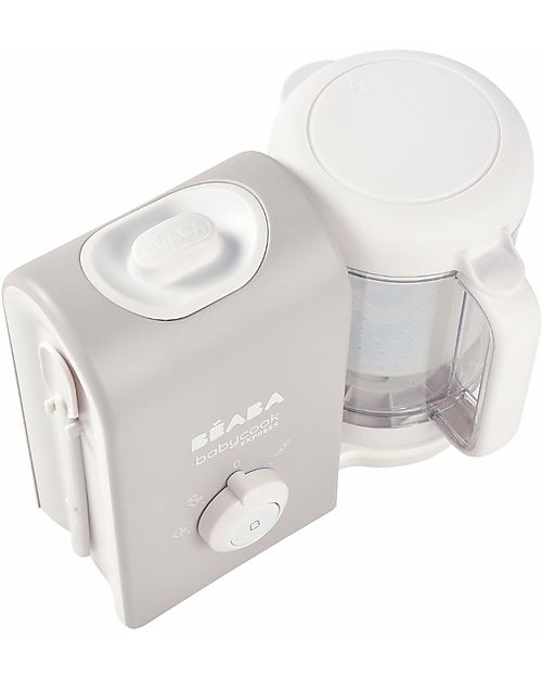 Béaba Babycook® Express Velvet Grey - Pasti Sani Veloci e Adatti al tuo Bambino che Cresce - Presa Europea Cuoci Pappa_