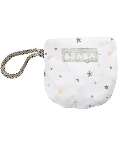 Béaba Bavaglino Evolutivo - Cotone - Stars - più Lungo e più Largo per una Migliore Protezione Bavagli Classici