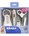 Béaba Beauty Case Completo da Appendere - Rosa - Tutto il Necessario Sempre a Portata di Mano Kit Toilette Neonato