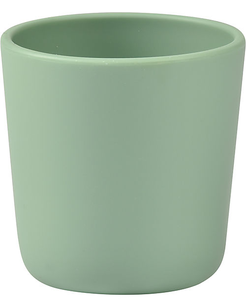Béaba Bicchiere in Silicone - Verde Salvia - Maneggevole e Infrangibile Bicchieri