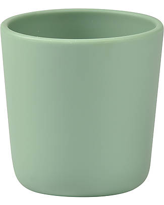 Béaba Bicchiere in Silicone - Verde Salvia - Maneggevole e Infrangibile Bicchieri