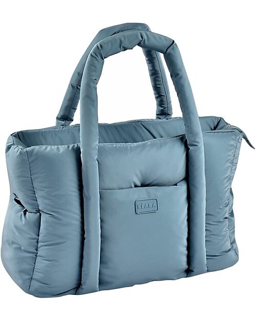 Béaba Borsa Cambio Trapuntata - Baltic Blue - Include Fasciatoio e Ganci per il Passeggino Borse Cambio