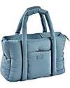 Béaba Borsa Cambio Trapuntata - Baltic Blue - Include Fasciatoio e Ganci per il Passeggino Borse Cambio