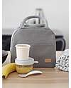 Béaba Borsa Porta Pranzo Termica - 5L - Spaziosa e Facile da Trasportare -  Heather Grey Contenitori Termici
