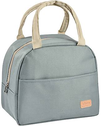 Béaba Borsa Porta Pranzo Termica - 5L - Spaziosa e Facile da Trasportare - Verde Salvia Borse Pic Nic