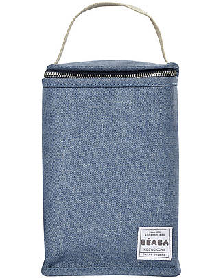 Béaba Borsa Termica Porta Pranzo - Blu - Materiale Flessibile Contenitori Termici