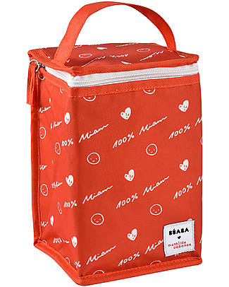 Béaba Borsa Termica Porta Pranzo - Rosso - Mathilde Cabanas - Materiale Flessibile Contenitori Termici