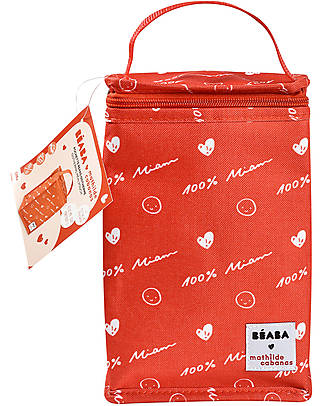 Béaba Borsa Termica Porta Pranzo - Rosso - Mathilde Cabanas - Materiale Flessibile Contenitori Termici