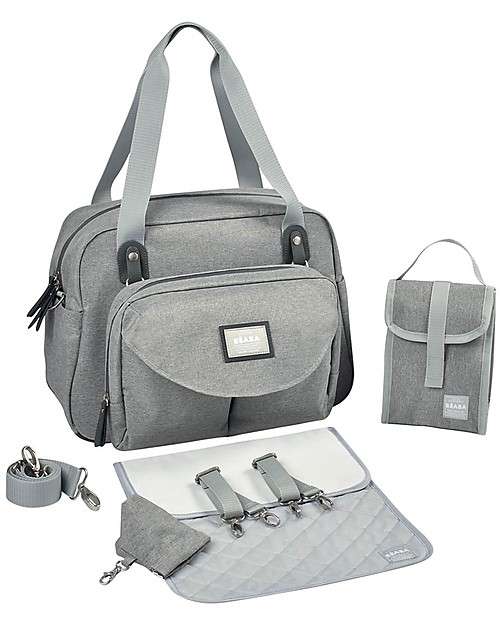 Béaba Borsa Versatile da Passeggino Genève II - Grigio - Una Borsa per Tante Funzioni Borse Cambio