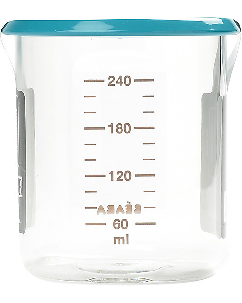 Béaba Contenitore per Alimenti di Alta Qualità - Maxi - Blu - 240 ml - Resiste alle Alte e Basse Temperature Contenitori per Alimenti