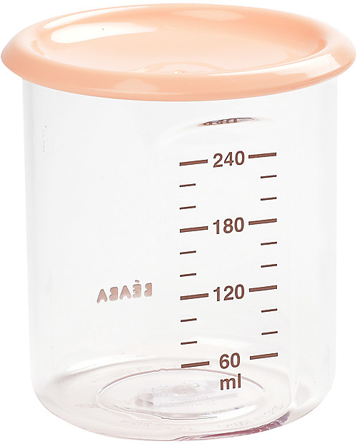 Béaba Contenitore per Alimenti di Alta Qualità - Maxi - Rosa - 240 ml - Resiste alle Alte e Basse Temperature Contenitori per Alimenti