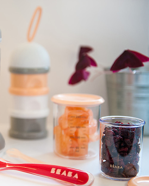 Béaba Contenitore per Alimenti di Alta Qualità - Maxi - Rosa - 240 ml - Resiste alle Alte e Basse Temperature Contenitori per Alimenti