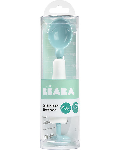 Béaba Cucchiaio da Apprendimento 360° - Celeste - da 8 Mesi Posate