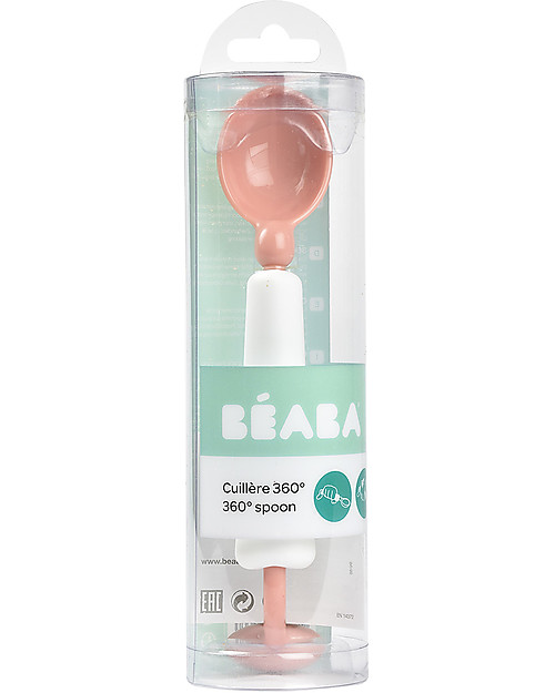 Béaba Cucchiaio da Apprendimento 360° - Rosa - da 8 Mesi Posate