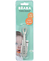 Béaba Cucchiaio in Silicone da Apprendimento - Grigio- da 8 Mesi Posate
