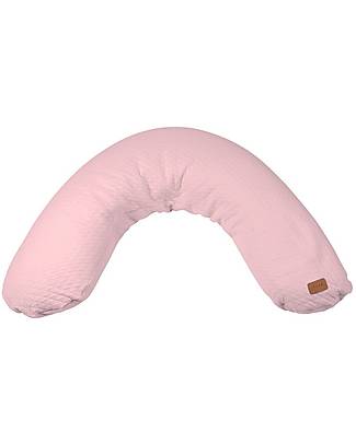 Béaba Cuscino da Allattamento Big Flopsy™ - Chalk Pink - Fleur de Coton - 170 cm di Comfort Cuscini Allattamento_