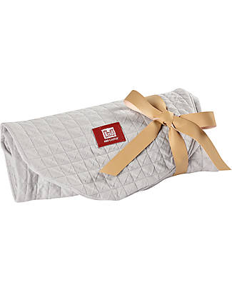 Béaba Federa per Cuscino d'Allattamento Big Flopsy™ - Fleur De Coton - Grigio Perla - 170 x 39 cm Cuscini Allattamento_