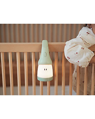 Béaba Luce da Notte Touch Pixie - Verde Salvia - si Trasforma in una Torcia! Lampade da Notte