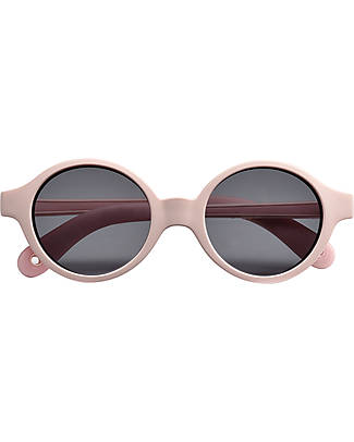 Béaba Occhiali da Sole 9 - 24 Mesi con Cinturino Elastico - 100% Protezione Raggi UV - Rosa Confetto Occhiali da Sole