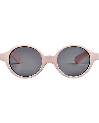 Béaba Occhiali da Sole 9 - 24 Mesi con Cinturino Elastico - 100% Protezione Raggi UV - Rosa Confetto Occhiali da Sole